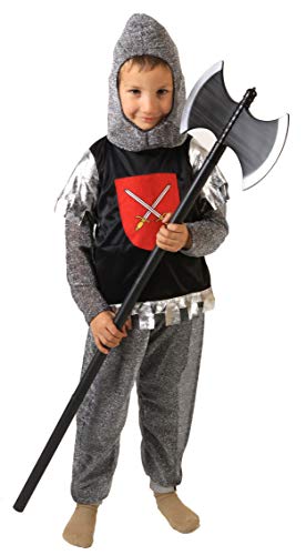 Foxxeo 10027 | Ritterkostüm für Kinder Kinderkostüm Ritter Kostüm Gr. 98/104, 110/116, 122/128, 134/140, Größe:110/116