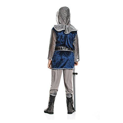 Kostümplanet® Ritter-Kostüm Kinder Jungen + Stiefel-Stulpen Faschingskostüm Größe 152 - 2