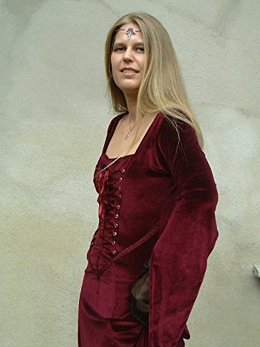Dark Dreams Gothic Mittelalter Schmuck Diadem / Tiara Rosenkreuz, Farbe:rot - 4