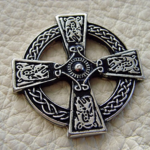 Lederbeutel Dukatenbeutel Geldkatze Farbe schwarz Scotish Cross - 2