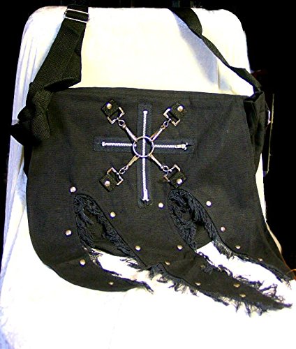 Dark Dreams Gothic Punk Mittelalter Tasche Comitis, Farbe:schwarz - 2