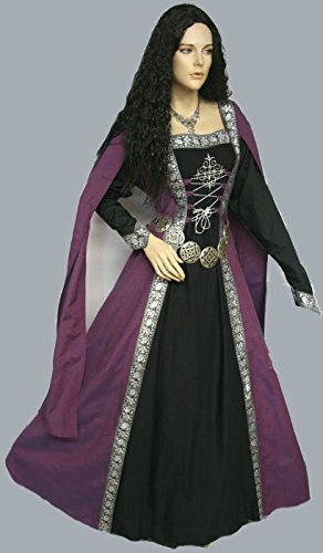 Dark Dreams Gothic Mittelalter LARP Gewandgürtel Fleur altsilber, Länge:110 cm - 6