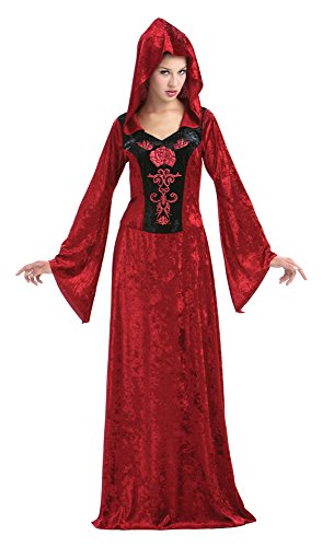 Mittelalterliche Prinzessin, Zauberin, Vampir Gothic, Burgfräulein Damen Kostüm Gr. M/L