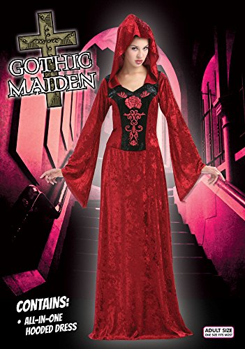 Mittelalterliche Prinzessin, Zauberin, Vampir Gothic, Burgfräulein Damen Kostüm Gr. M/L - 2