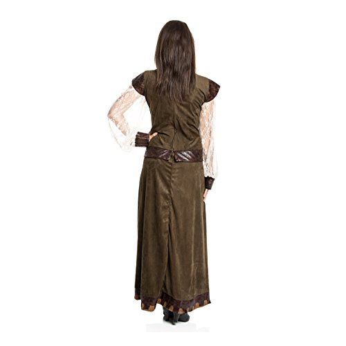 Kostümplanet® Lady Marianne Robin Hood Damen Kostüm Kleid Größe 40/42 - 3