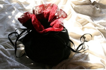 Dark Dreams Mittelalter Pompadour Tasche Beutel Beutelchen Yvette , Farbe:schwarz - 