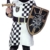Ritter Kostüm für Jungen - Schwarz, Weiß - Kinderkostüm - S - Gr. 116 - 3-5 Jahre -